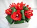 Svatební dort s tulipány detail