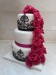 Svatební dort s růžemi ..