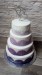 Svatební dort fialový ombré
